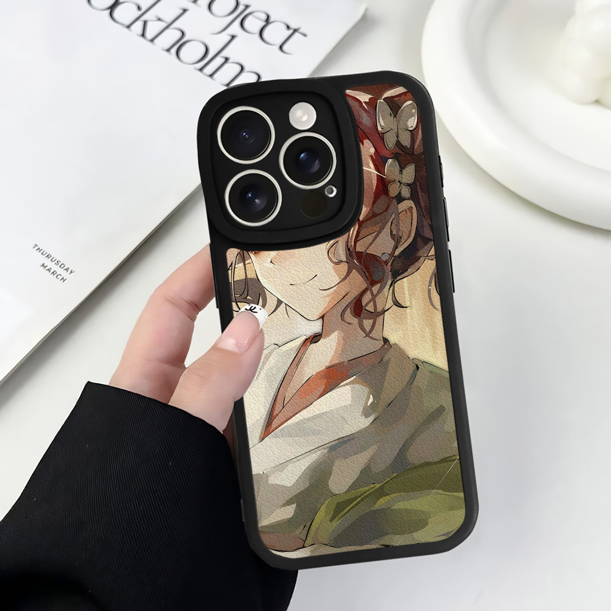 薬屋のひとりごと The Apothecary Diaries 【iPhone 16シリーズ対応】シリコンスマホケース（レザー調） 材質：シリコン
